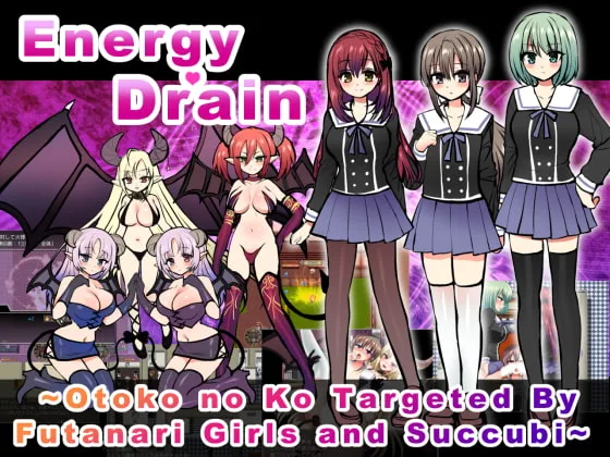 Energy Drain ~Otoko no Ko Targeted By Futanari Girls and Succubi~
